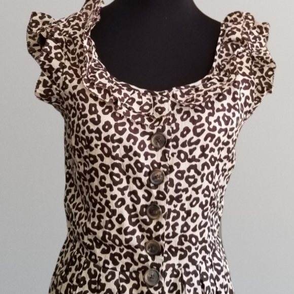 Sea New York Lottie Leopard Print Dress - Picture 8 of 15